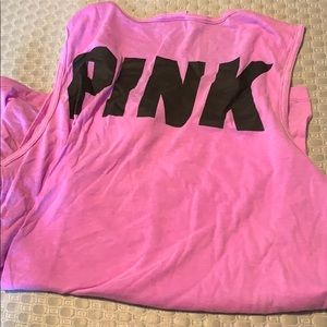 Pink tank size medium